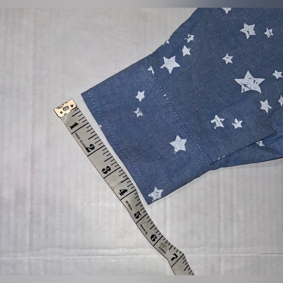 Blue Button Down Shirt with Stars - Picture 13 of 15